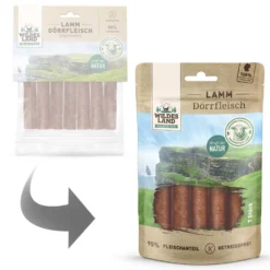 Wildes Land Dörrfleisch Lamm Snack 7 Stück