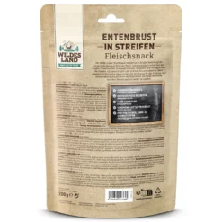 Wildes Land Fleischsnacks Entenbrust in Streifen Snack 200 g