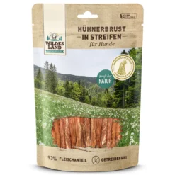 Wildes Land Fleischsnacks Hühnerbrust in Streifen Snack 200 g