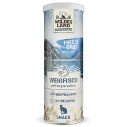 Wildes Land Freeze Dried Weißfisch Snack 6 x 16 g
