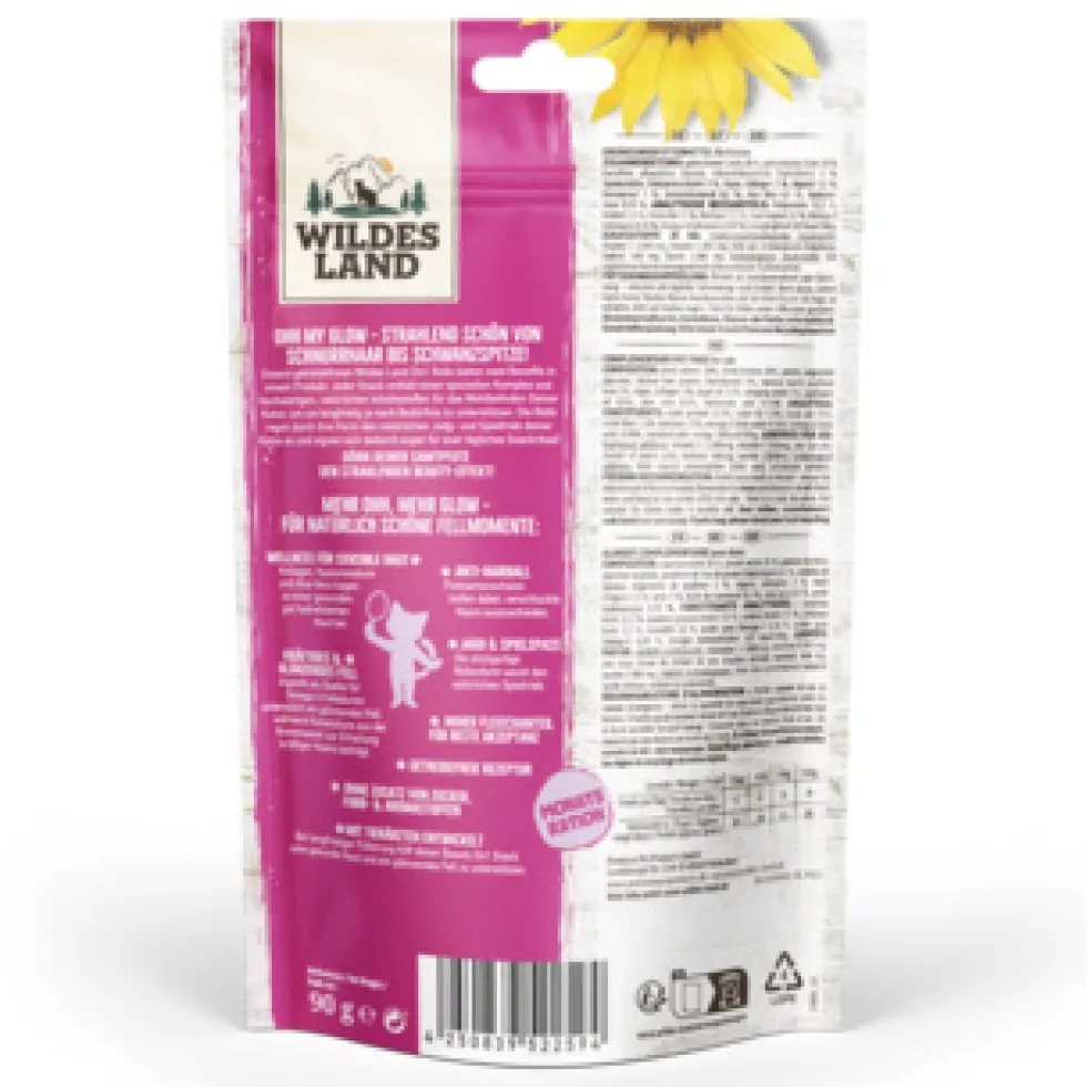 Wildes Land 2in1 Rolls mit Benefit Beauty - Für Haut & Fell Snack 8 x 90 g