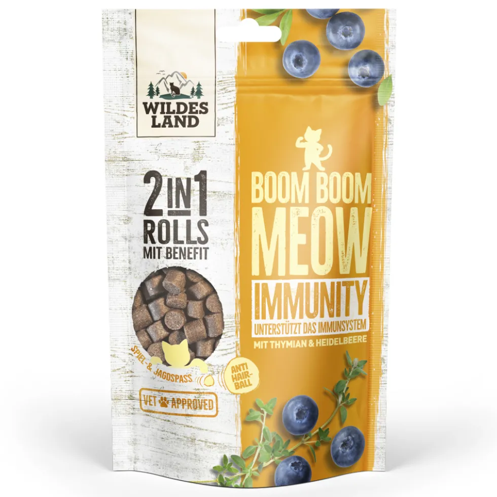 Wildes Land 2in1 Rolls mit Benefit Immunity - Für das Immunsystem Snack 8 x 90 g