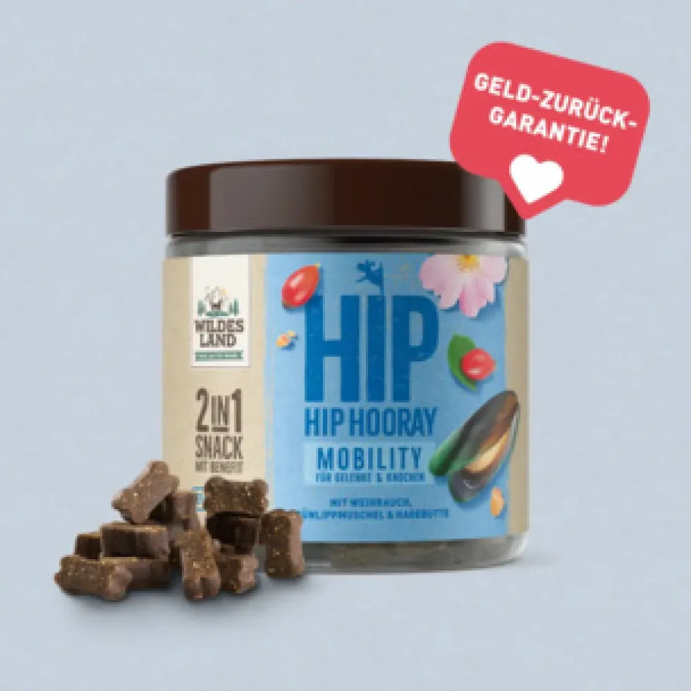 Wildes Land 2in1 Snack mit Benefit Mobility - Für Gelenke & Knochen Snack 300 g