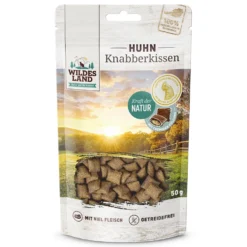 Wildes Land Knabberkissen Huhn Snack 50 g
