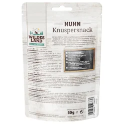 Wildes Land Knuspersnack Huhn mit Ringelblume Snack 7 x 50 g