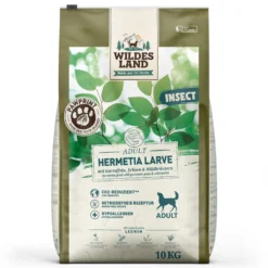 Wildes Land Pawprint Insect Adult Hermetia Larve Trockenfutter 10 kg
