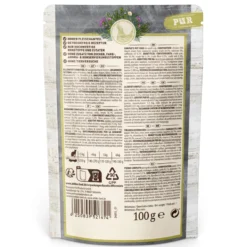 Wildes Land PUR Adult Huhn mit Distelöl Nassfutter 60 x 100 g