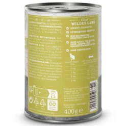 Wildes Land PUR Adult Huhn mit Distelöl Nassfutter 30 x 400 g