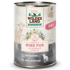 Wildes Land PUR Adult Probe-Paket Nassfutter 6 x 400 g