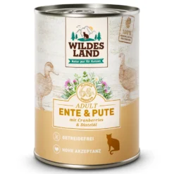 Wildes Land PUR Adult Probe-Paket Nassfutter 6 x 400 g