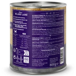 Wildes Land PUR Adult Wild mit Distelöl Nassfutter 6 x 800 g