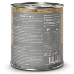 Wildes Land PUR Adult Ziege mit Distelöl Nassfutter 6 x 800 g