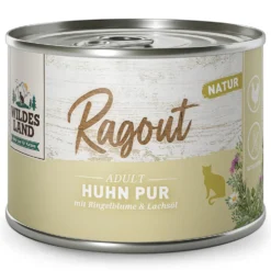 Wildes Land Ragout Huhn Pur mit Ringelblume Nassfutter 30 x 180 g