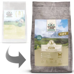 Wildes Land Soft Adult Huhn mit Reis und Wildkräutern Trockenfutter 5 kg