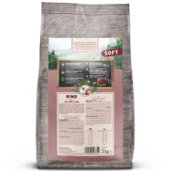 Wildes Land Soft Adult Rind mit Reis und Wildkräutern Trockenfutter 5 kg