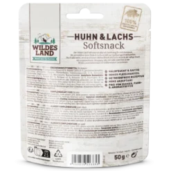 Wildes Land Softsnack Huhn & Lachs Snack 8 x 50 g
