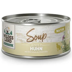 Wildes Land Soup Huhn mit Karotten & Petersilie Nassfutter 12 x 80 g