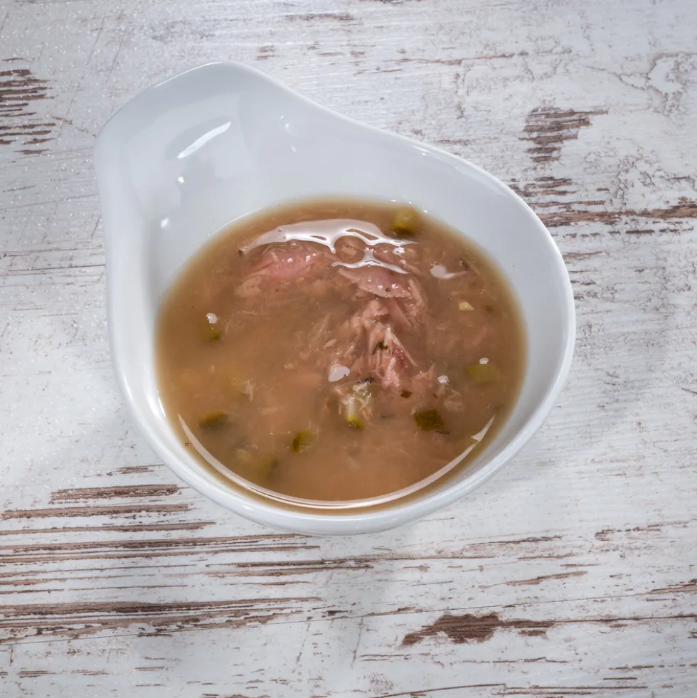 Wildes Land Soup Thunfisch mit Zucchini & Spinat Nassfutter 12 x 80 g