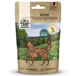 Wildes Land Trainingssticks Huhn Snack 70 g