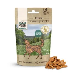 Wildes Land Trainingssticks Huhn Snack 70 g