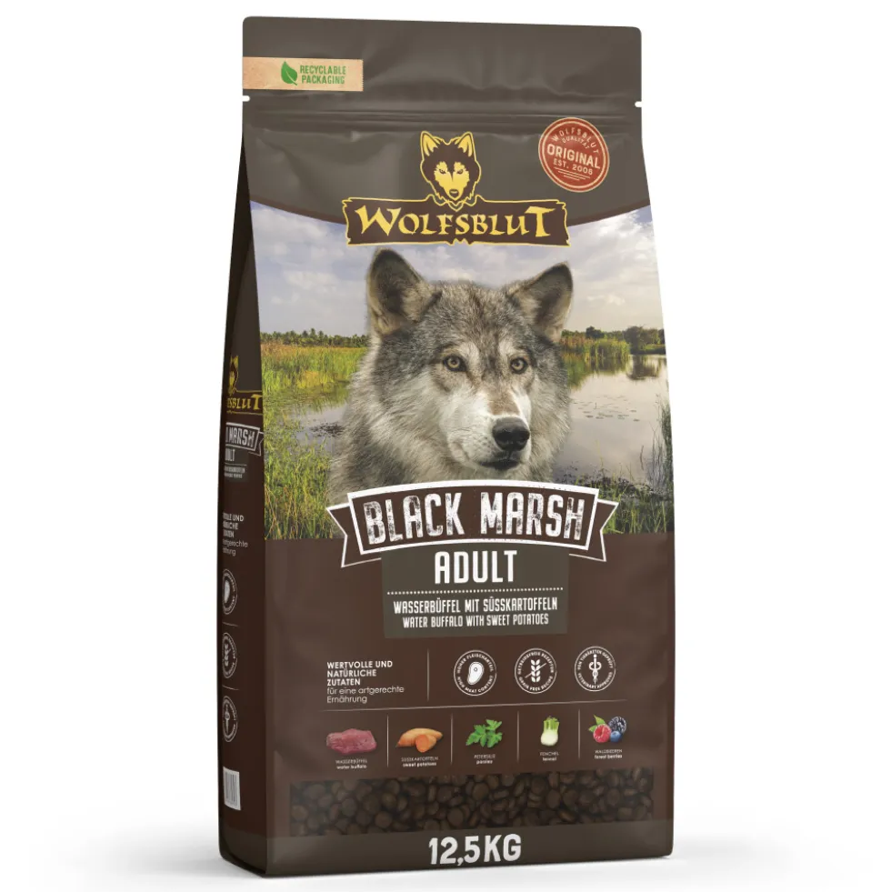 Wolfsblut Adult Black Marsh Trockenfutter 12,5 kg