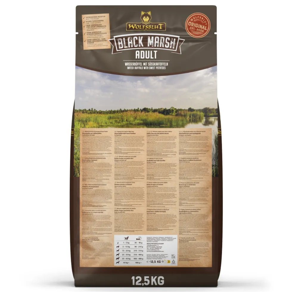 Wolfsblut Adult Black Marsh Trockenfutter 12,5 kg