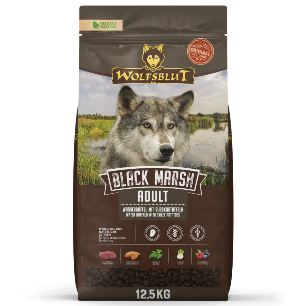 Wolfsblut Adult Black Marsh Trockenfutter 12,5 kg