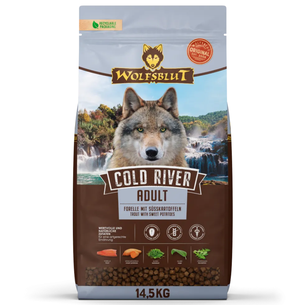 Wolfsblut Adult Cold River Trockenfutter 14,5 kg