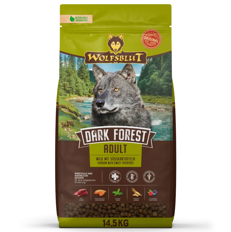 Wolfsblut Adult Dark Forest Trockenfutter 14,5 kg