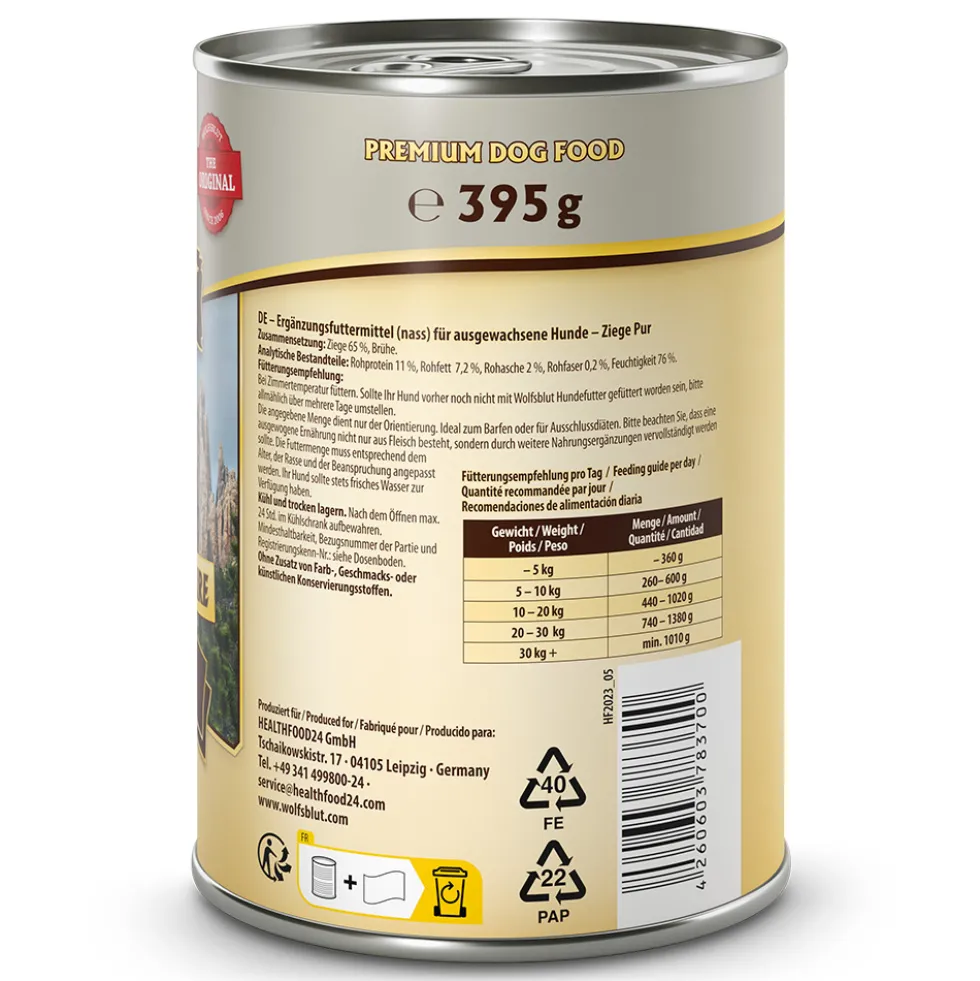 Wolfsblut Adult Grey Peak Pure Nassfutter 6 x 395 g