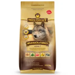 Wolfsblut Adult Wild Duck & Turkey Trockenfutter 12,5 kg