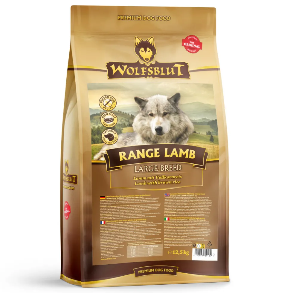 Wolfsblut Large Breed Range Lamb Trockenfutter 12,5 kg