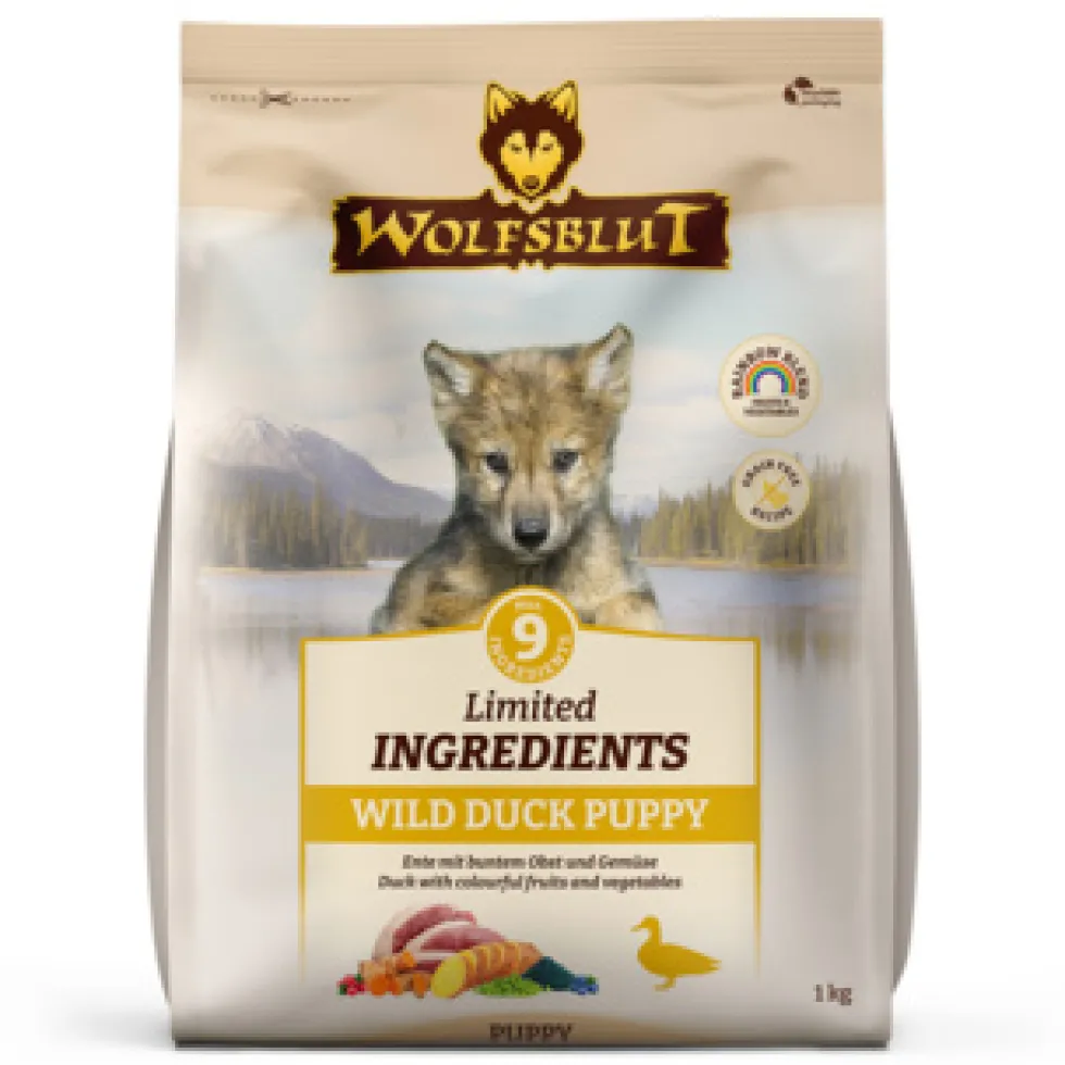 Wolfsblut Limited Ingredients Puppy Wild Duck Trockenfutter 1 kg