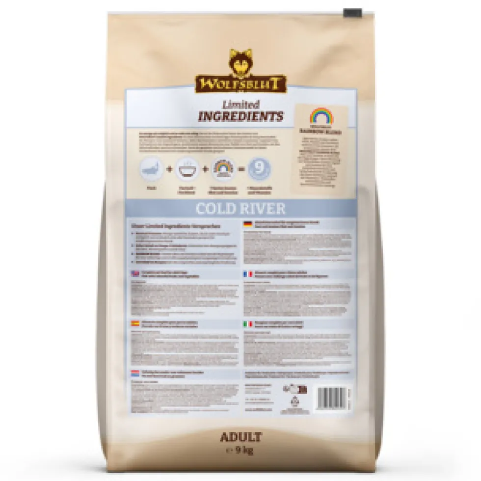 Wolfsblut Limited Ingredients Adult Cold River Trockenfutter 9 kg