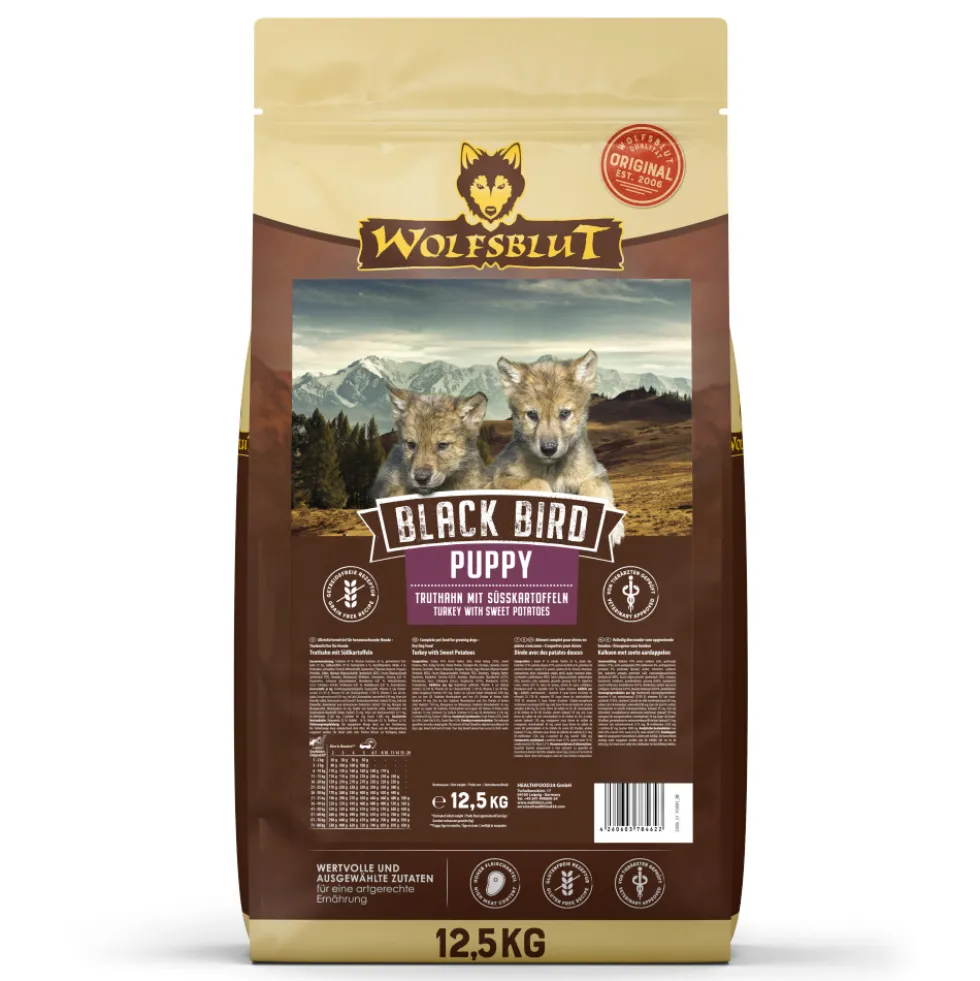 Wolfsblut Puppy Black Bird Trockenfutter 12,5 kg