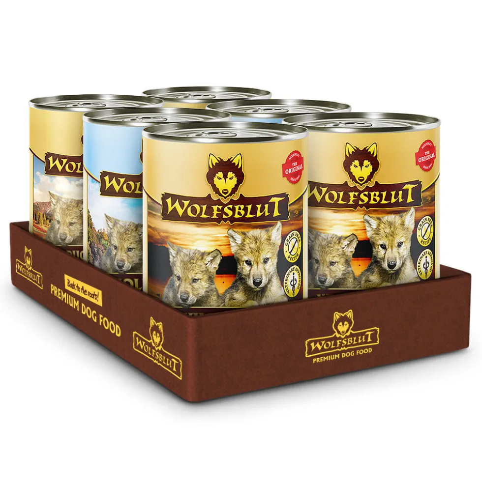 Wolfsblut Puppy Mixpaket Nassfutter 6 x 395 g
