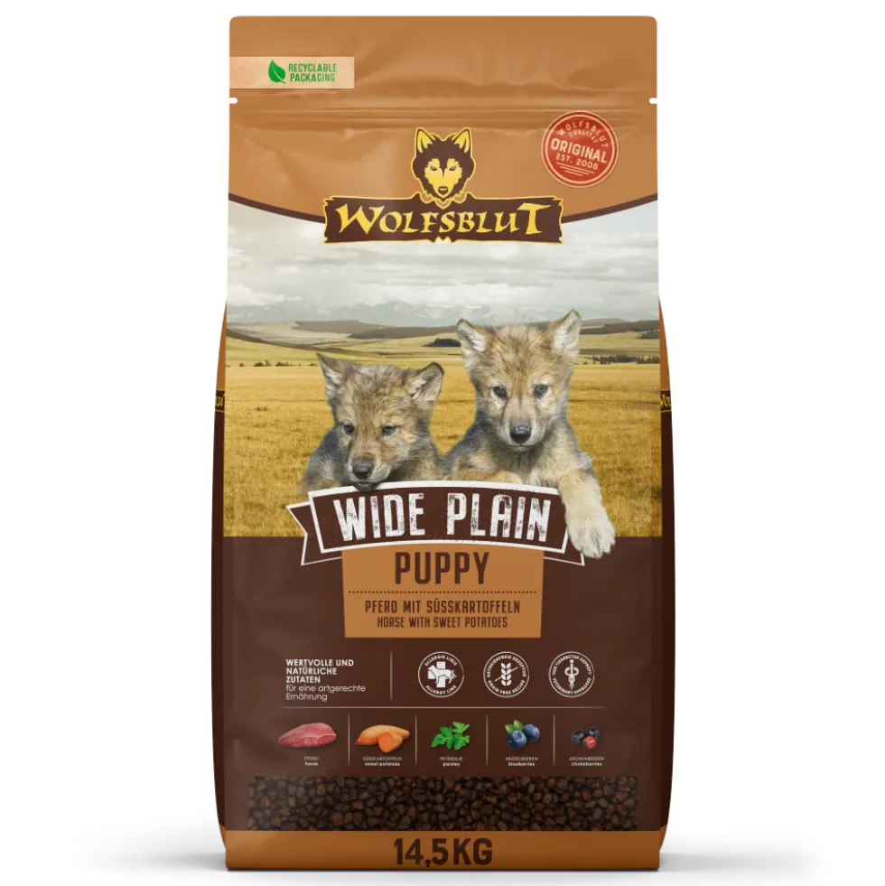 Wolfsblut Puppy Wide Plain Trockenfutter 14,5 kg