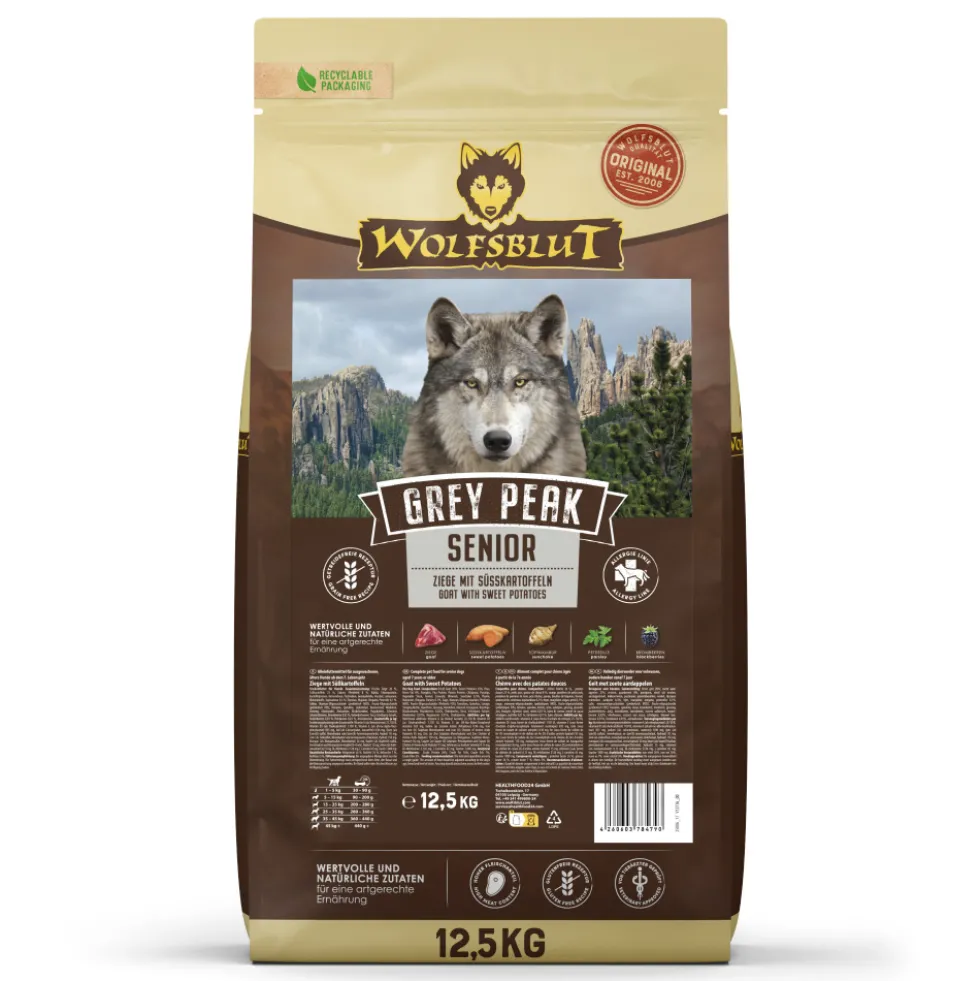 Wolfsblut Senior Grey Peak Trockenfutter 12,5 kg