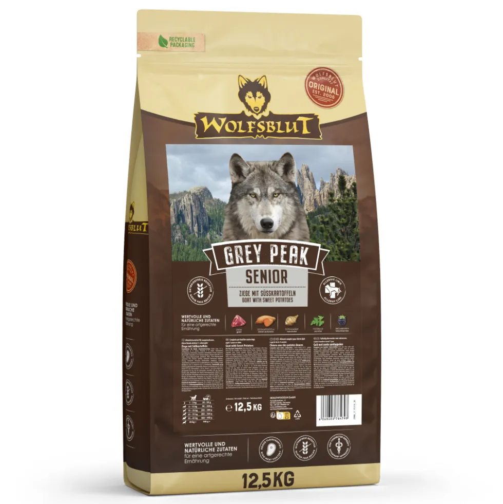 Wolfsblut Senior Grey Peak Trockenfutter 12,5 kg
