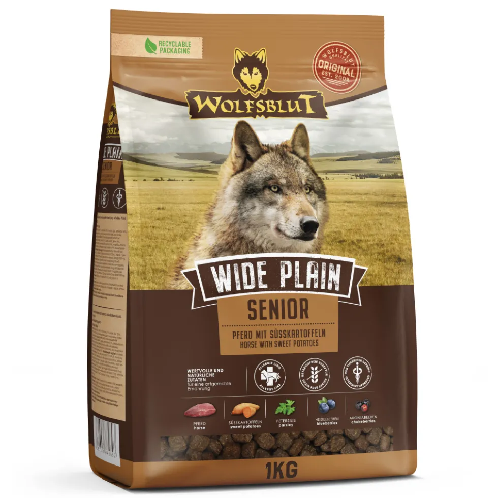 Wolfsblut Senior Wide Plain Trockenfutter 1 kg