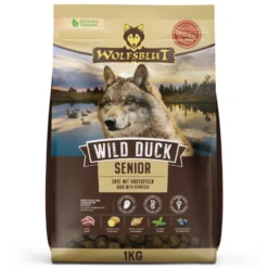 Wolfsblut Senior Wild Duck Trockenfutter 1 kg
