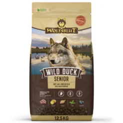 Wolfsblut Senior Wild Duck Trockenfutter 12,5 kg
