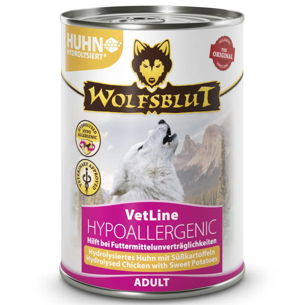 Wolfsblut VetLine Hypoallergenic Hydrolysiertes Huhn Nassfutter 6 x 395 g