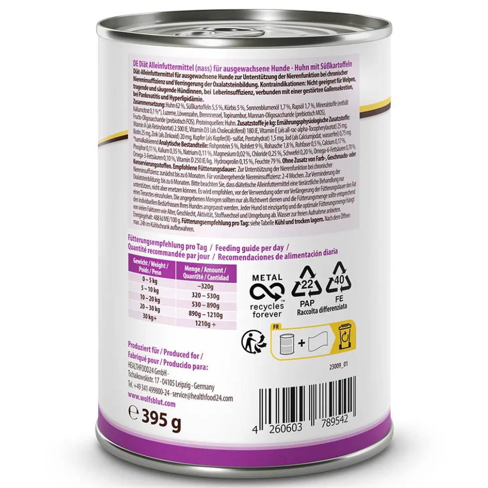 Wolfsblut VetLine Renal Nassfutter 6 x 395 g